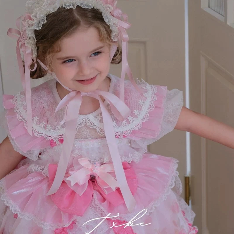 昕梦定制拖尾➕大蝴蝶结3件套无内搭美乐蒂公主四季款手作洛丽塔