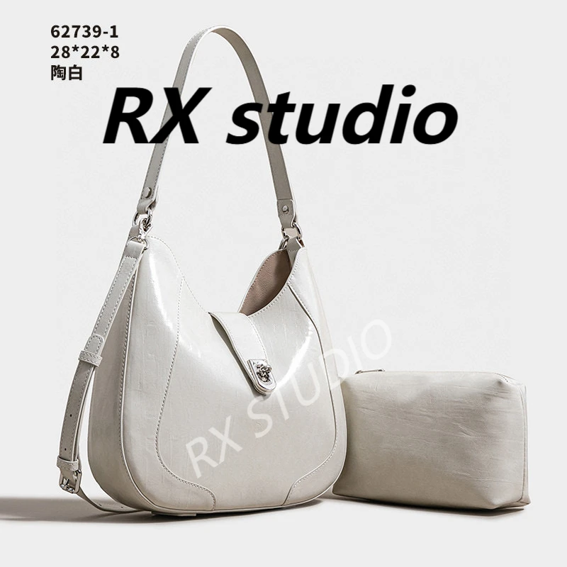 【南沙瑞熙】SK-62739-1-陶白 轻奢单肩韩版通勤潮流女包