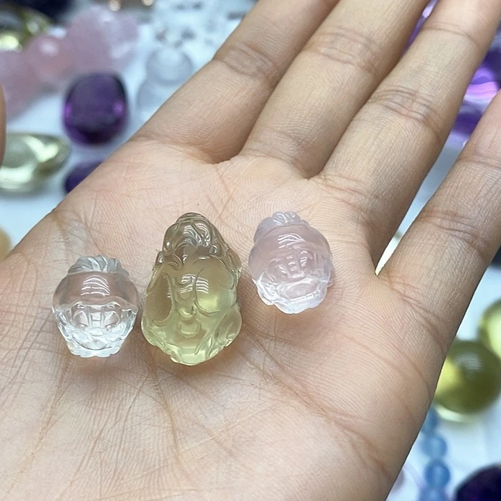 水晶摆件未镶嵌知*者吊坠