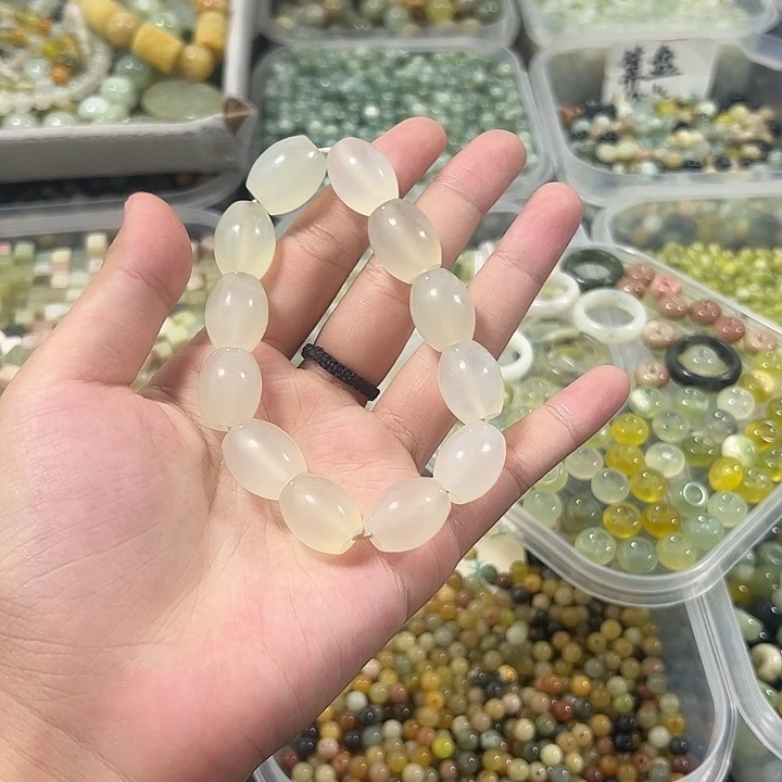 合金蛇纹石玉珠宝半成品