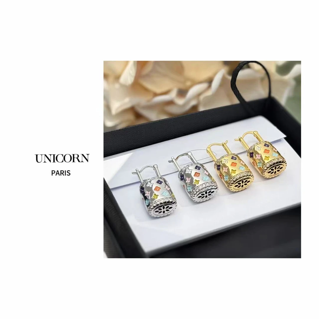 铜合金合成锆石耳饰 【热卖力推】时尚“水桶包包”耳环 ES1289