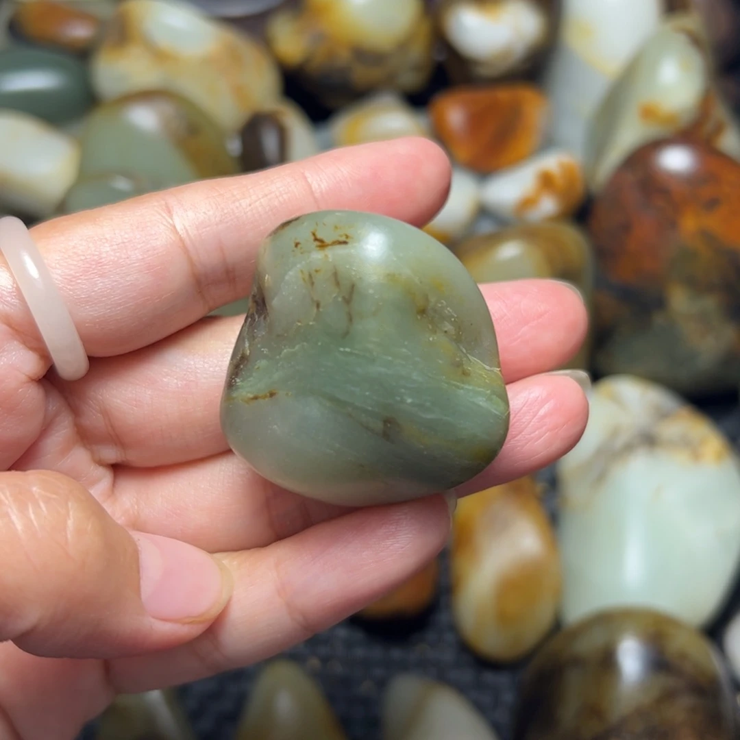 和田玉未镶嵌挂件A75