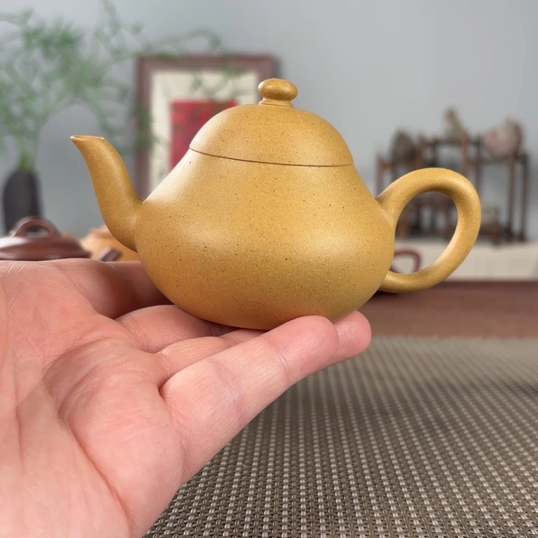 猎***人茶壶紫砂微瑕黄龙山原矿紫砂壶