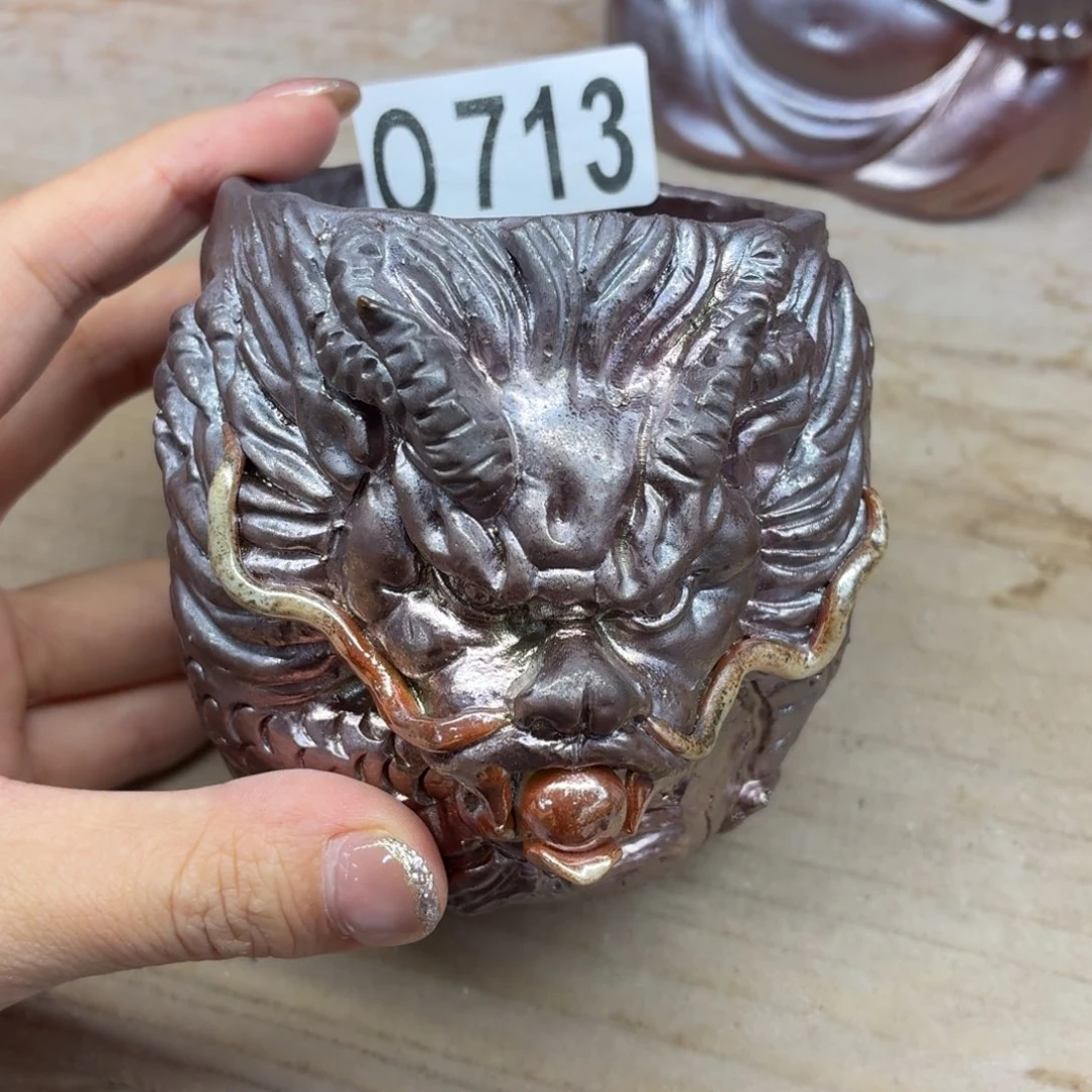 陶园柴烧精品高货0713瑕龙鳞少2