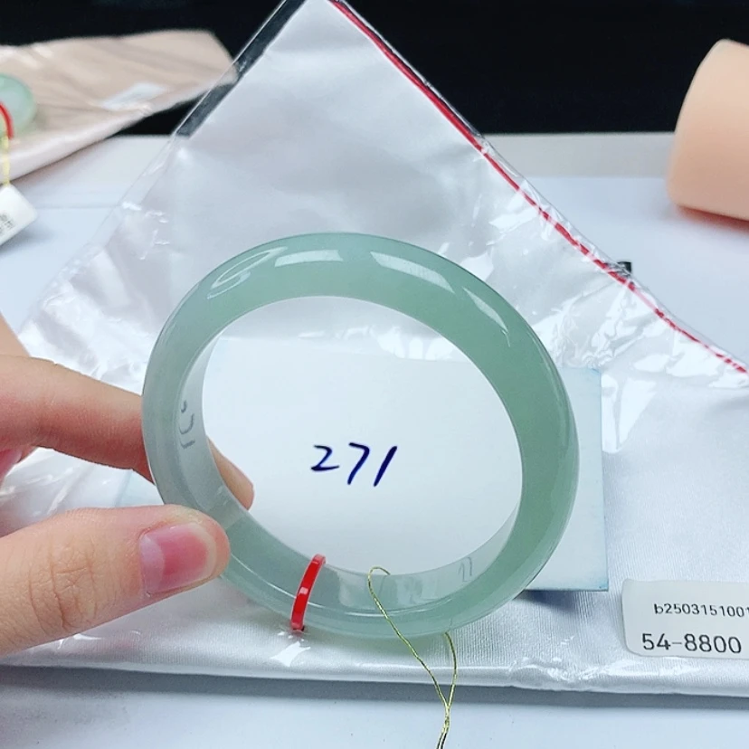 【闪购商品】翡翠手镯未镶嵌缅甸天然a货手镯54