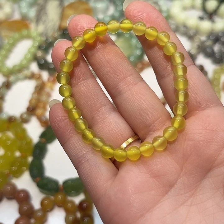 蛇纹石玉未镶嵌手串