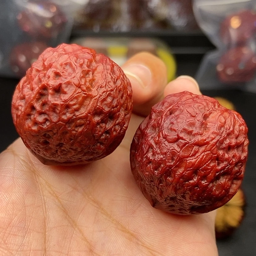 【闪购商品】把件文玩核桃39尺蛇皮元宝