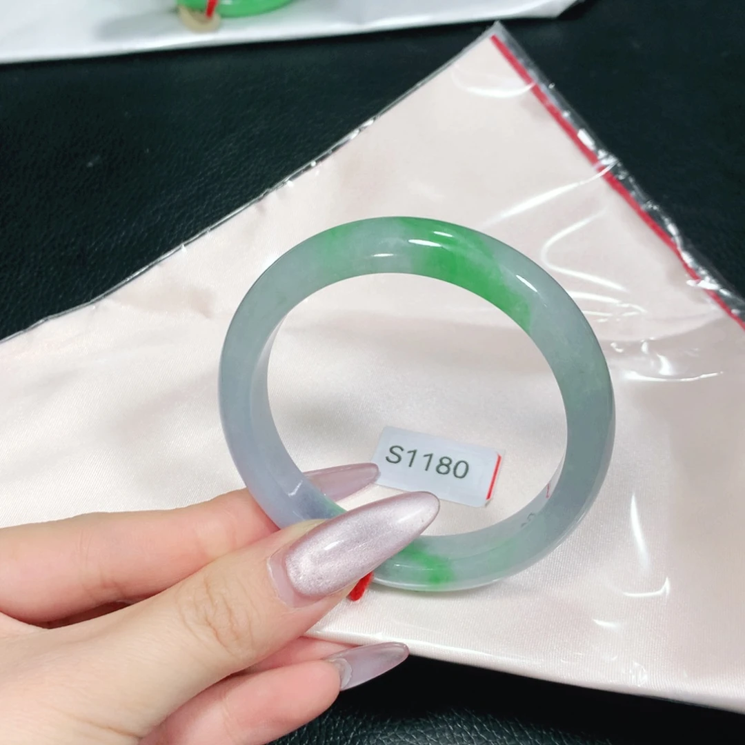 翡翠未镶嵌手镯S1180-04