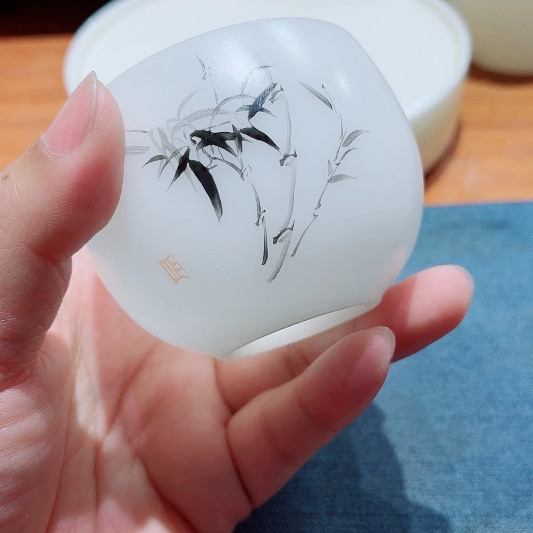 陶瓷素烧璞玉100cccc手绘11