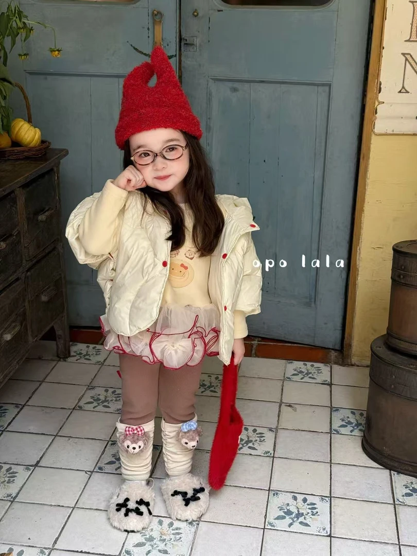 opolala·25深秋~花边打底衫奶黄服套装 77089。77128(汉服)