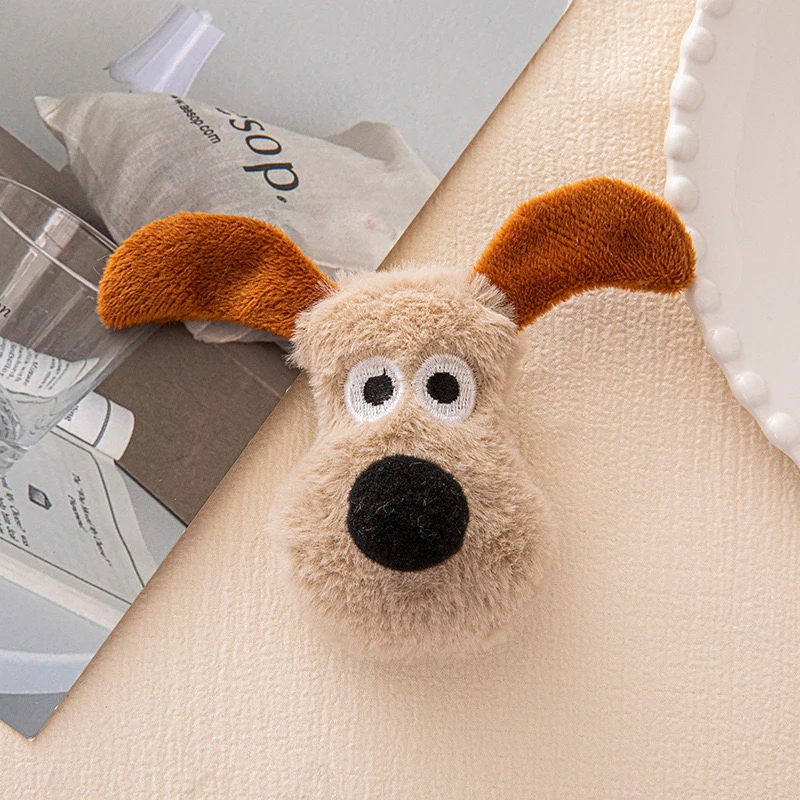 手工拖鞋DIY编织可爱玩包包吸水鞋子挂饰DIY（一对）毛绒绒布