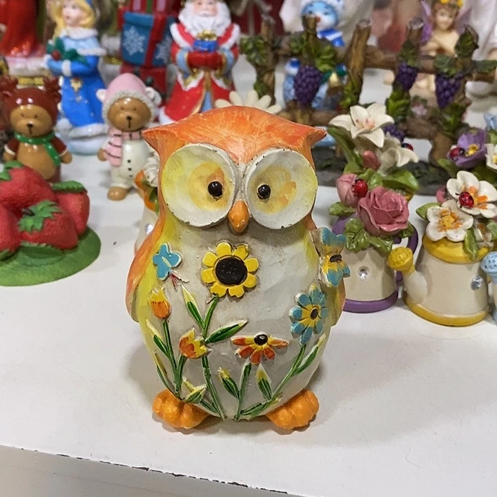 树脂制品猫头鹰摆件