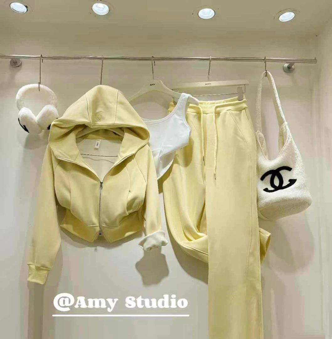 （8090）网红运动休闲阔腿套装