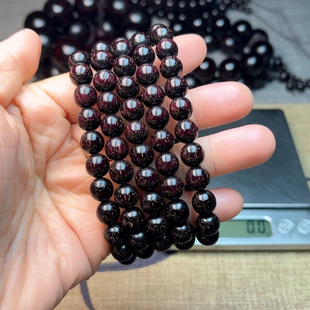 檀香紫檀（小叶紫檀）流*0.8 108颗 爆星