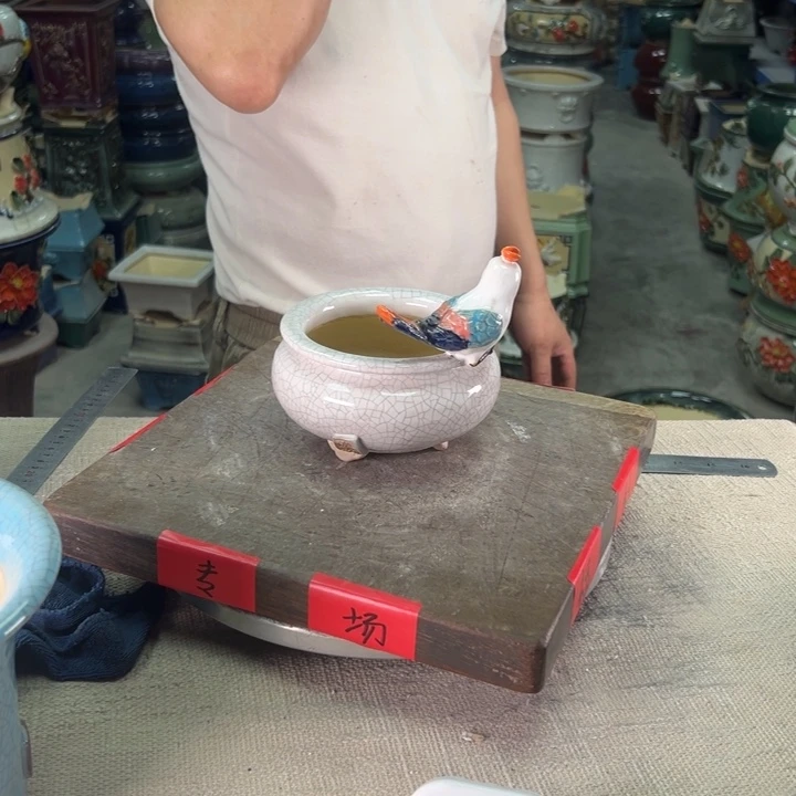 泳坤堂石湾盆￴****￴陶瓷