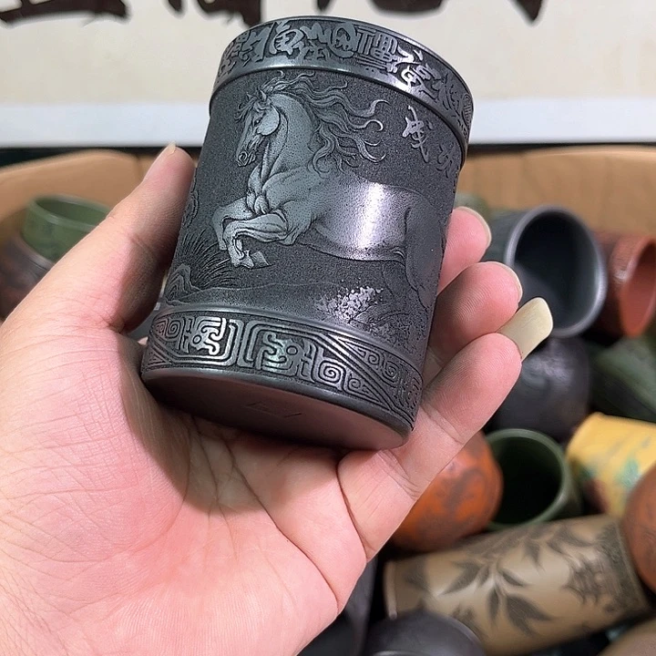 茶杯紫砂全手工紫砂主人杯