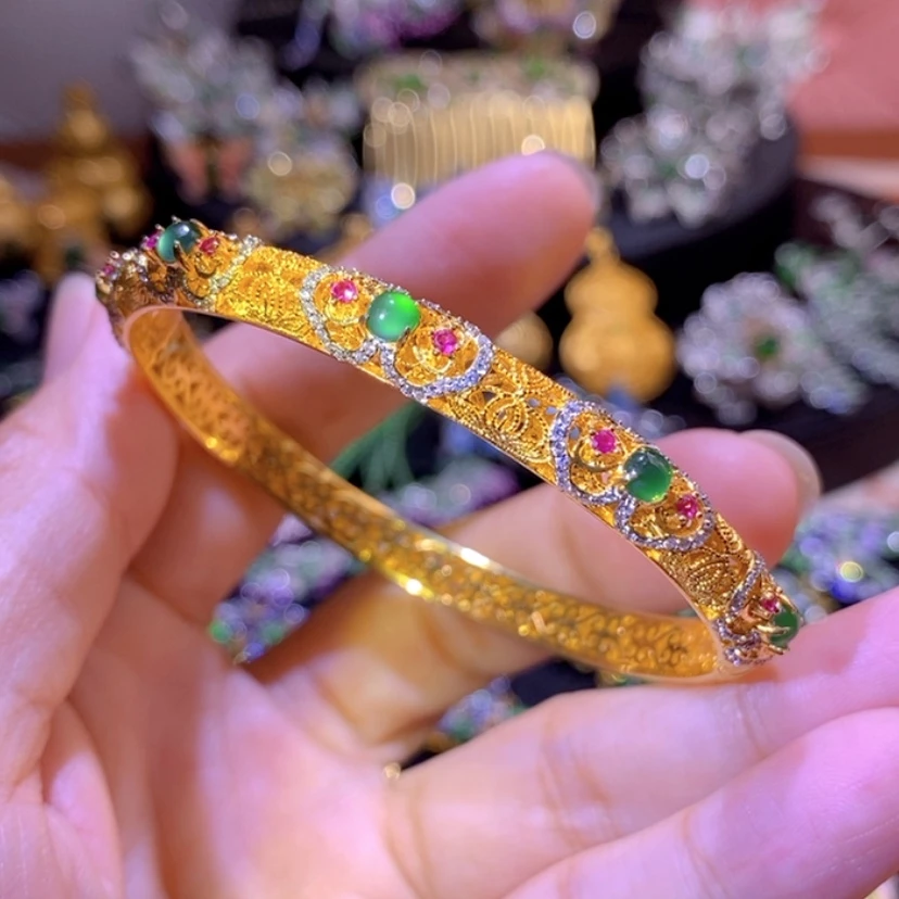 【闪购商品】翡翠挂件银S925镶嵌