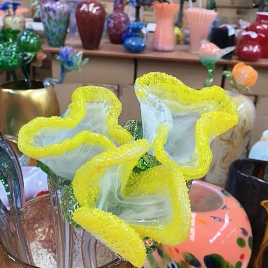 无铅玻璃花瓶高50厘米宽6厘米