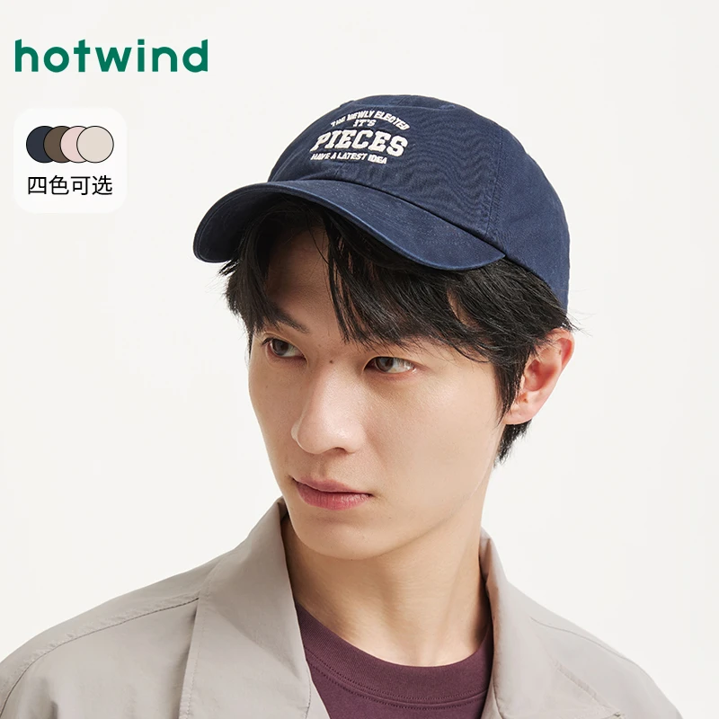 热风2025年秋季新款水洗棒球帽P001Z25302帽子户外时尚鸭舌帽百搭