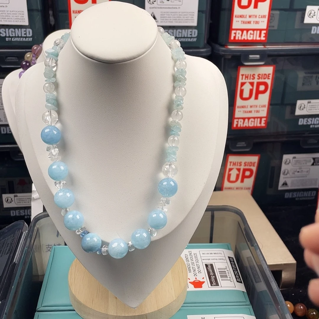 烟晶手链银S925镶嵌