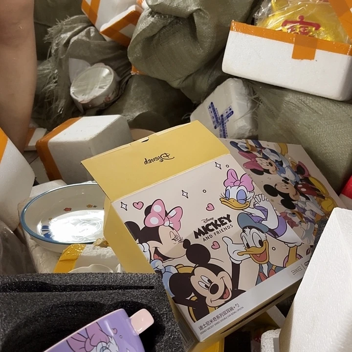 搪瓷双耳黛西碗一个带礼盒发