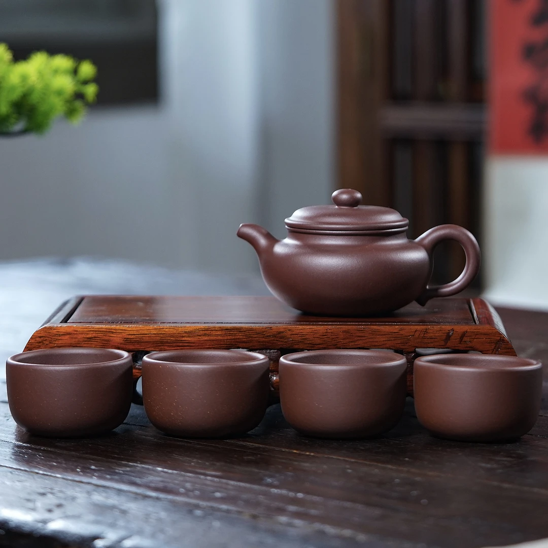 毛毛紫砂宜兴紫砂壶底槽清仿古大容量（260毫升）泡茶壶家用紫砂壶