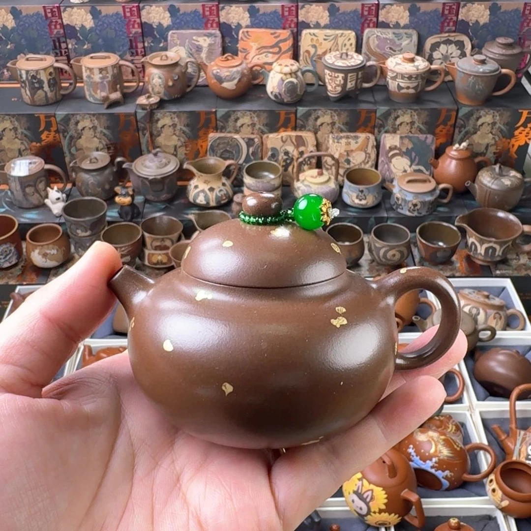 茶壶紫砂150ml原矿精工半手
