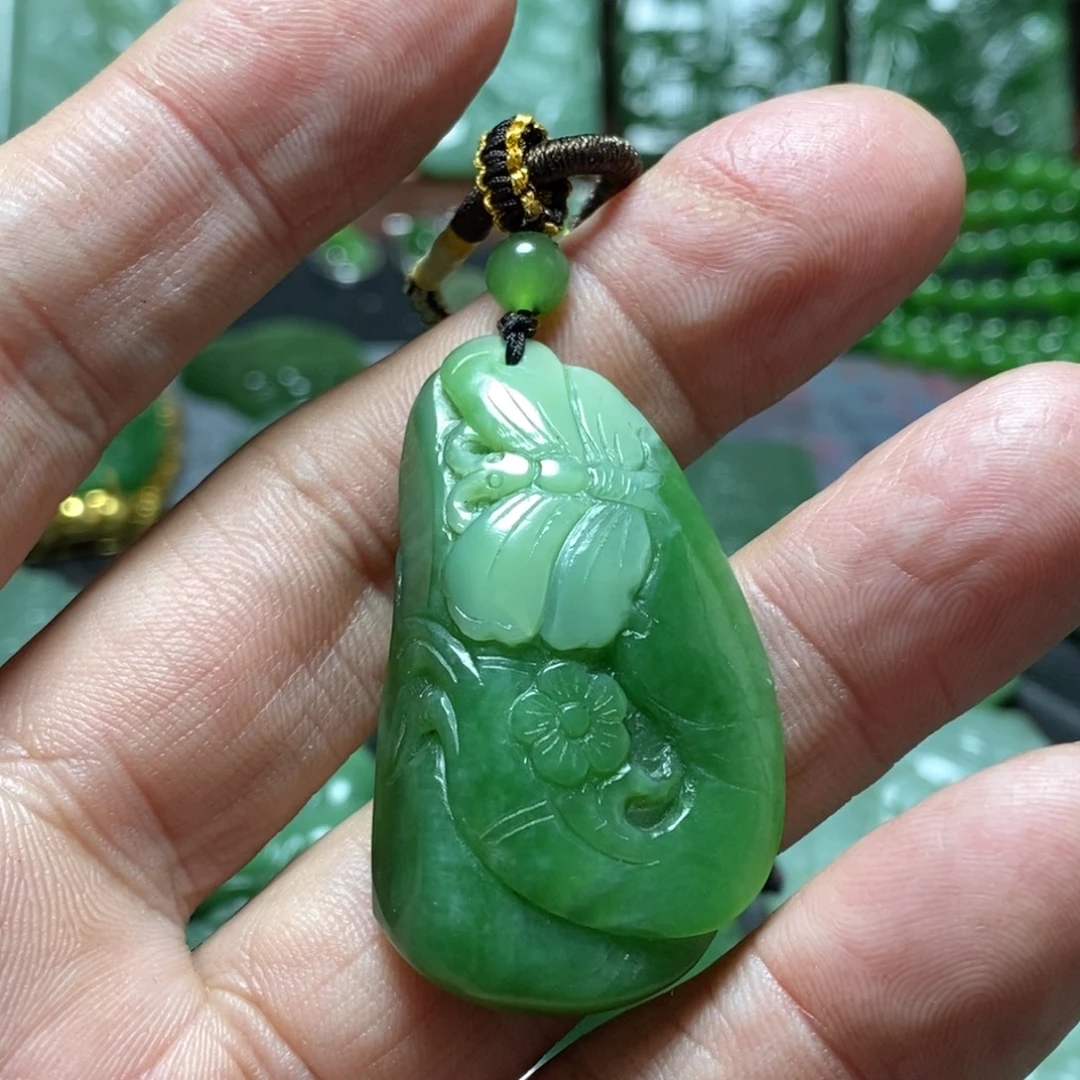 和田玉（碧玉）未镶嵌挂件