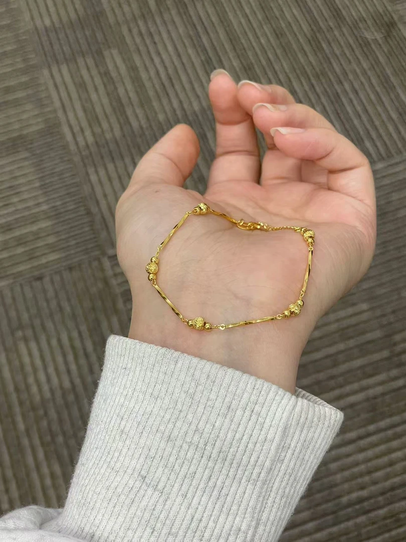 足金999 猫眼珠手链