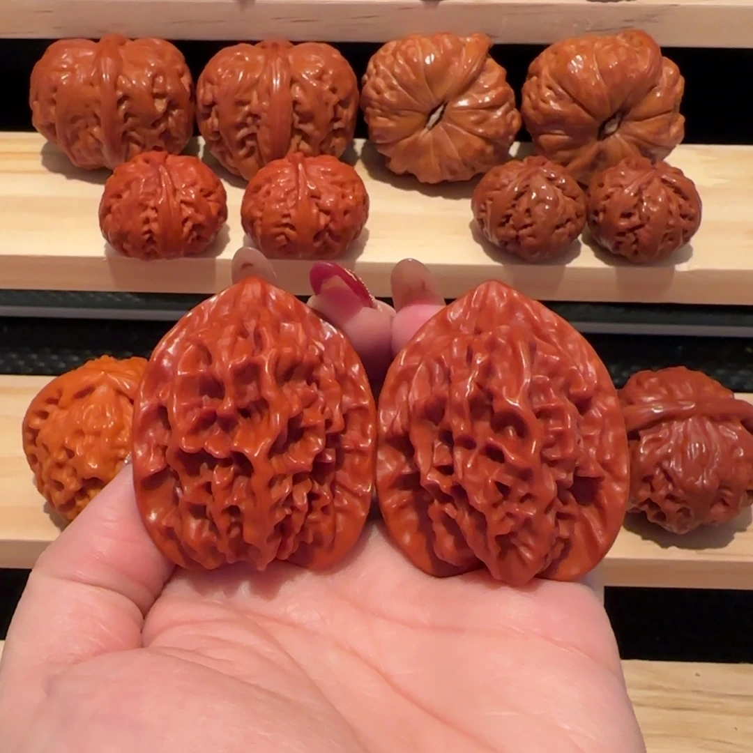 文玩核桃吊坠玉化帝王39精品3033
