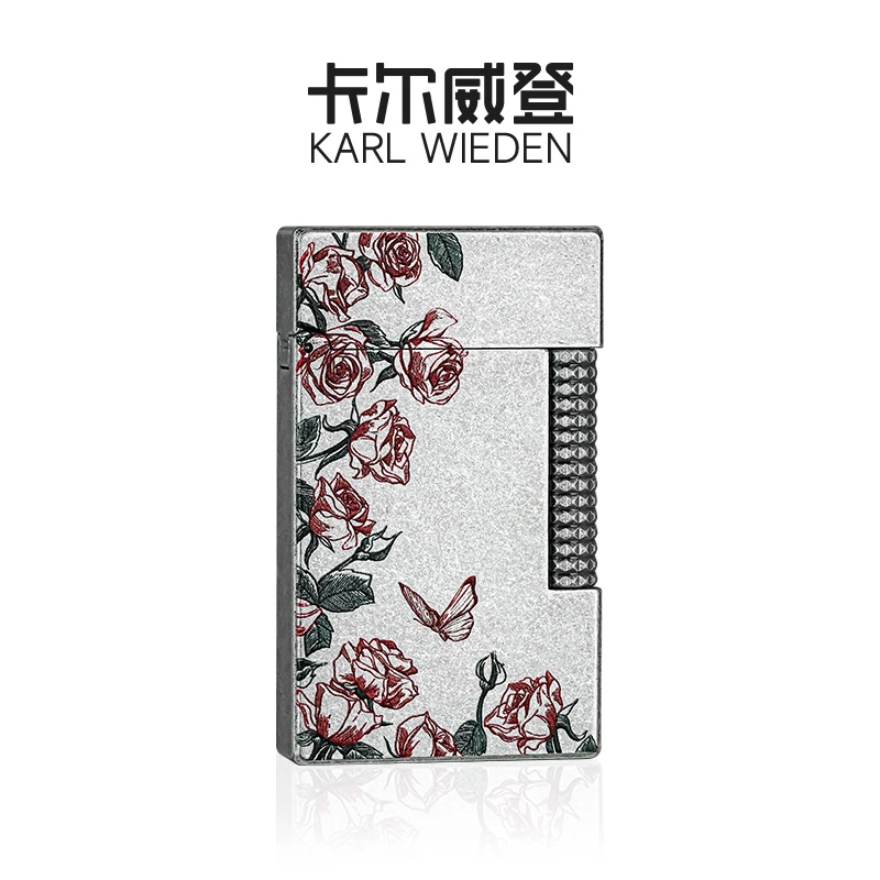 古银玫瑰之约KW朗声打火机高档礼盒送男友生日礼物