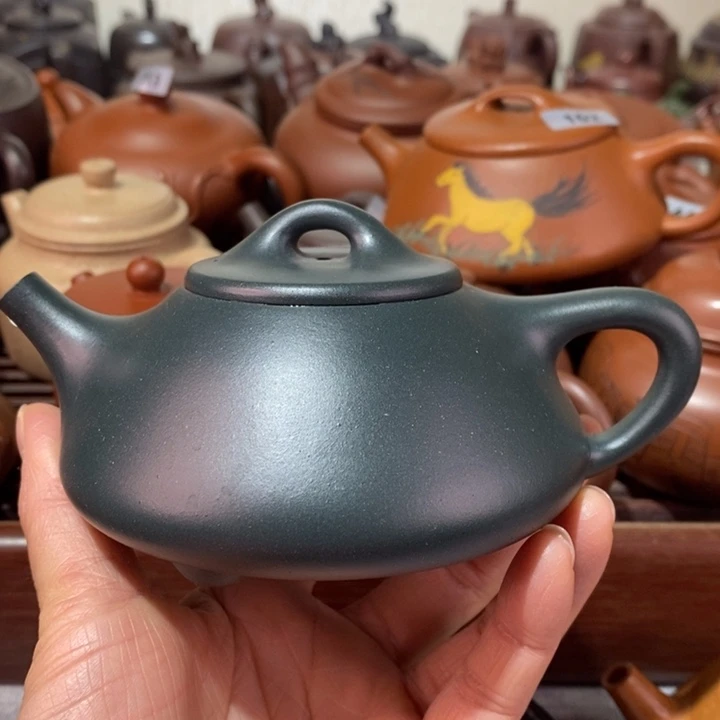 紫砂茶壶微瑕处理一把