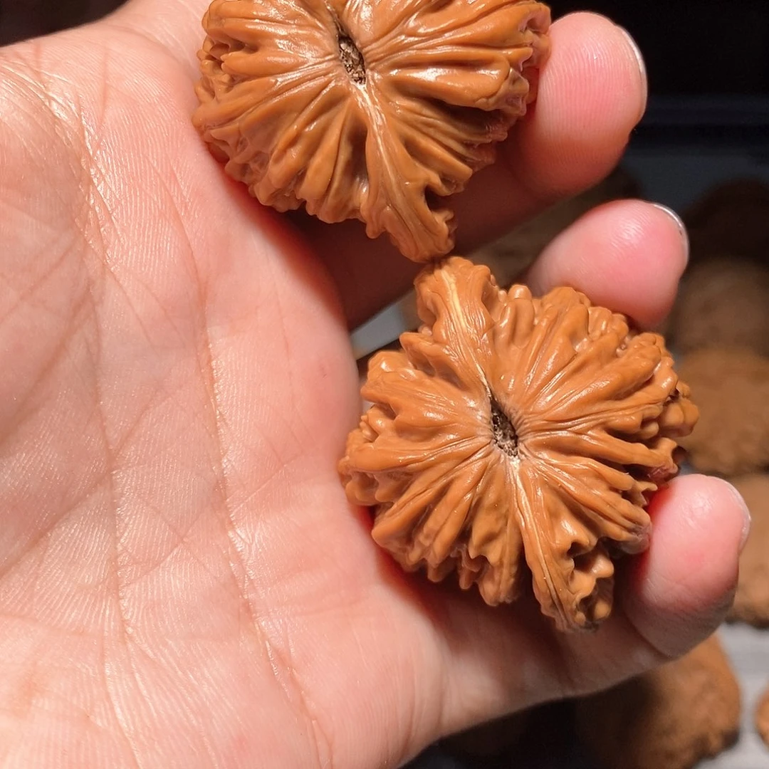 文玩核桃把件019四座楼全品44尺