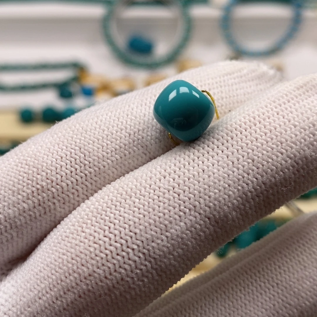 绿松石未镶嵌珠宝奇石老型9.7mm