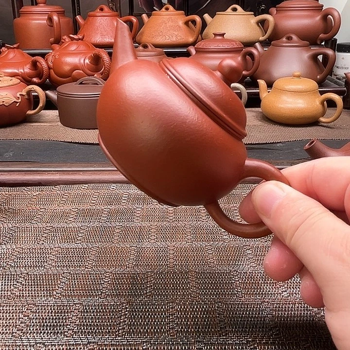 蓝***灵紫砂茶壶原矿紫砂