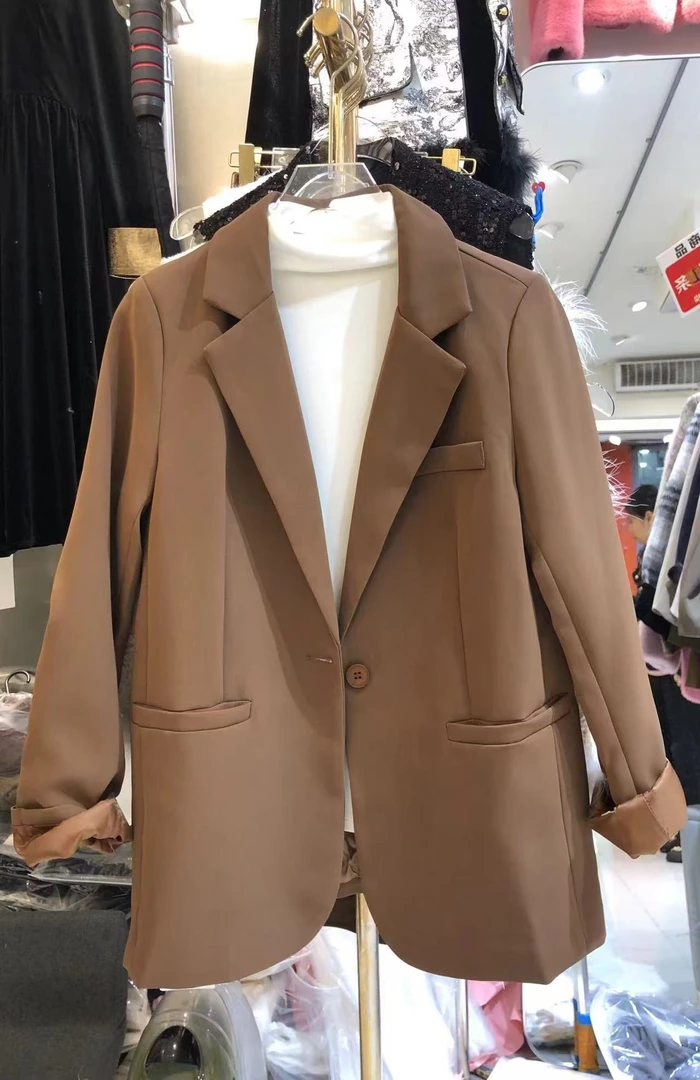 韩版宽松西装潮流休闲西服外套