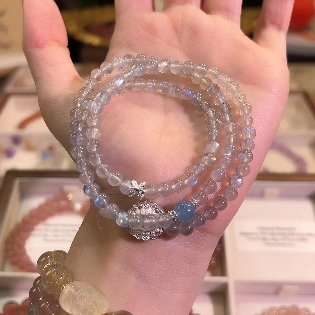 水晶手链未镶嵌灰月光