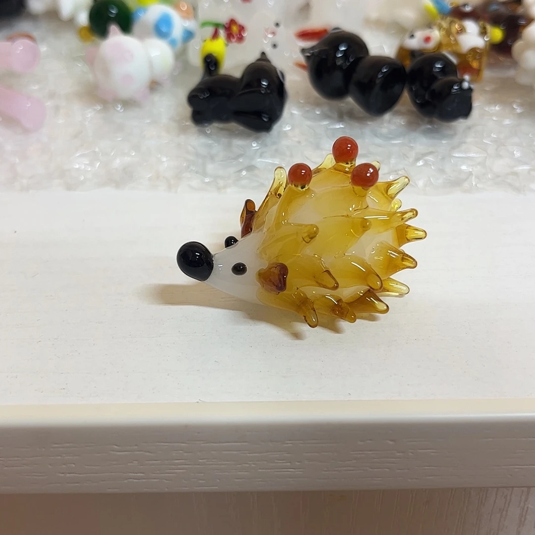 手工艺品琉璃刺猬