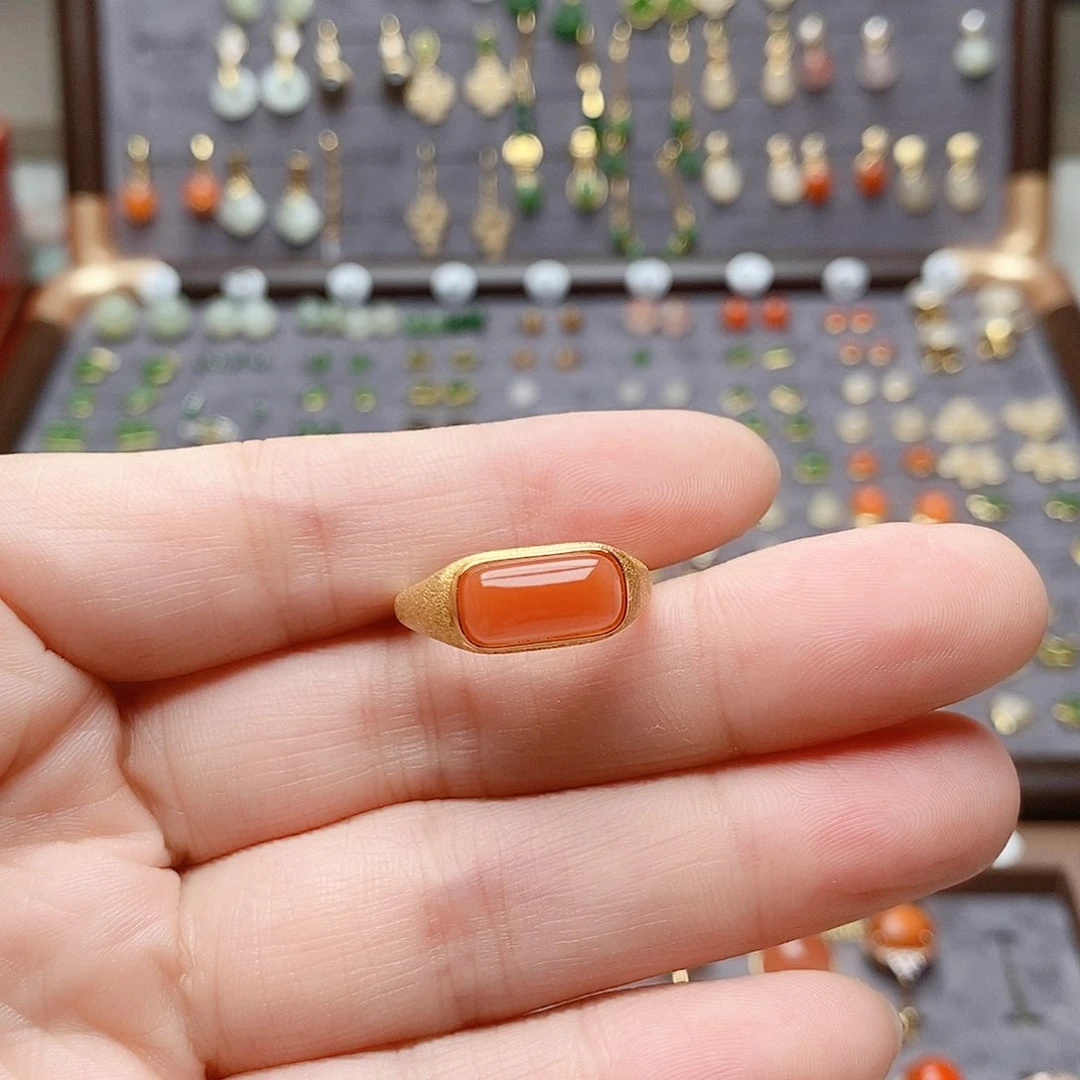 银S925镶嵌和田玉耳饰