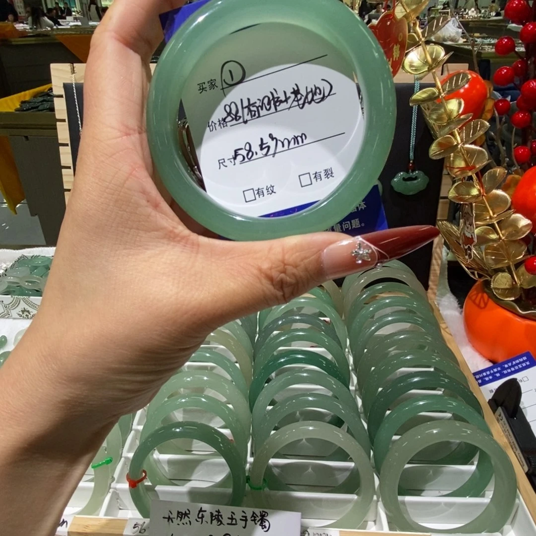 东陵石未镶嵌手镯01