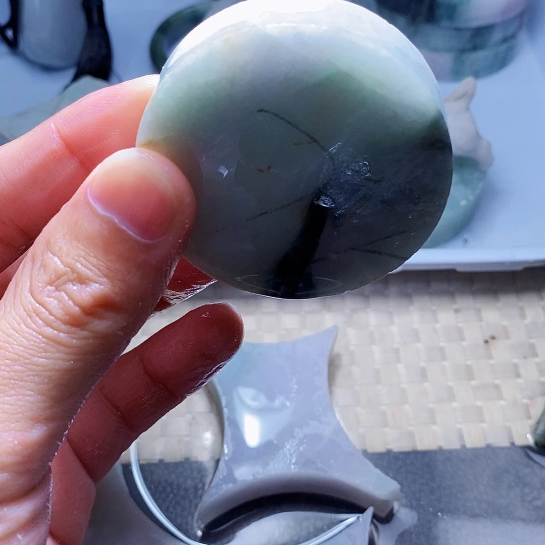 翡翠未镶嵌颈饰588