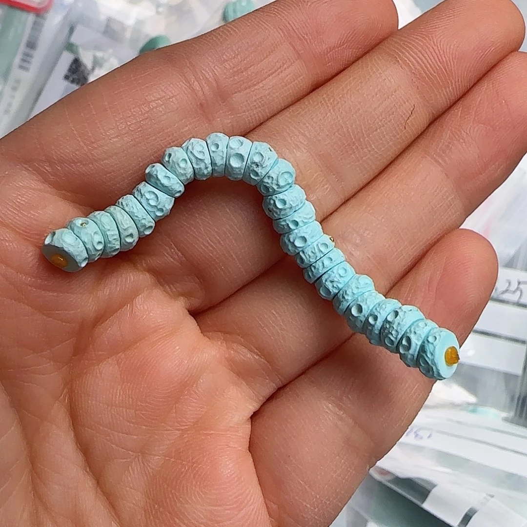 绿松石珠宝半成品未镶嵌栗*?