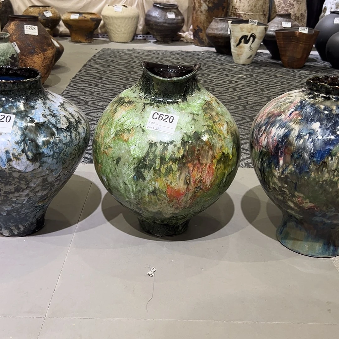 酷***派瓶C620高34口8陶瓷花瓶无孔