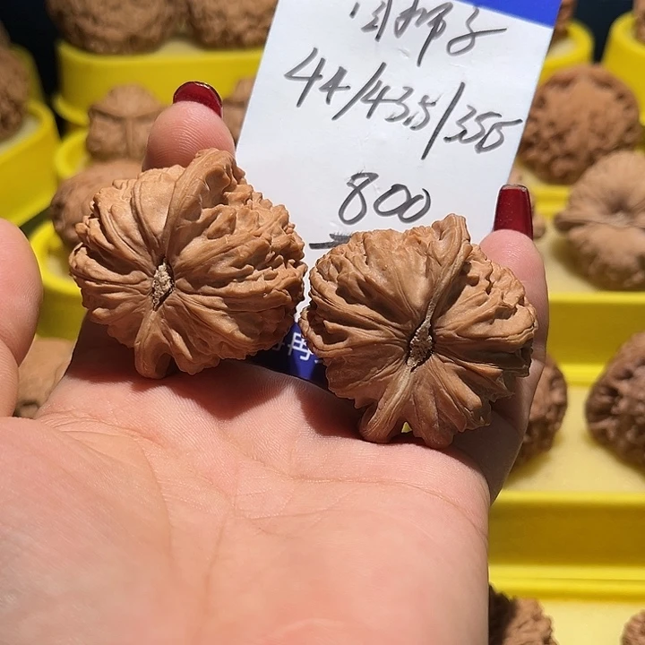 把件桃核白狮子全品