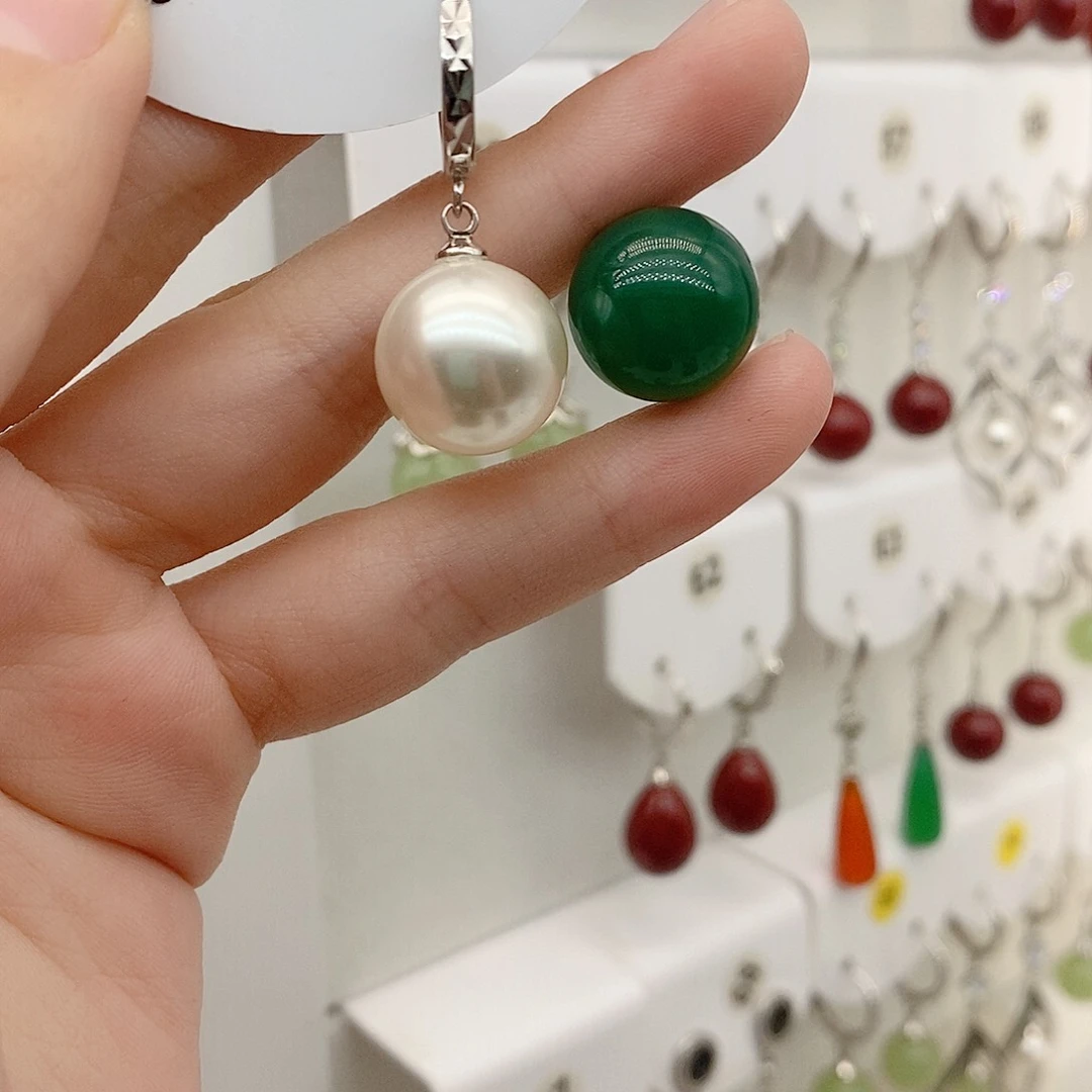 非金属925银锆石深绿色