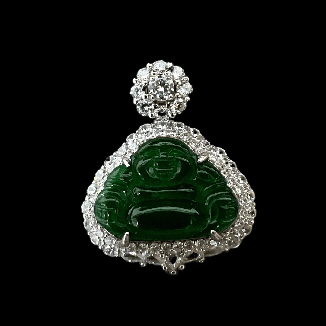 300373 翡翠吊坠孤品