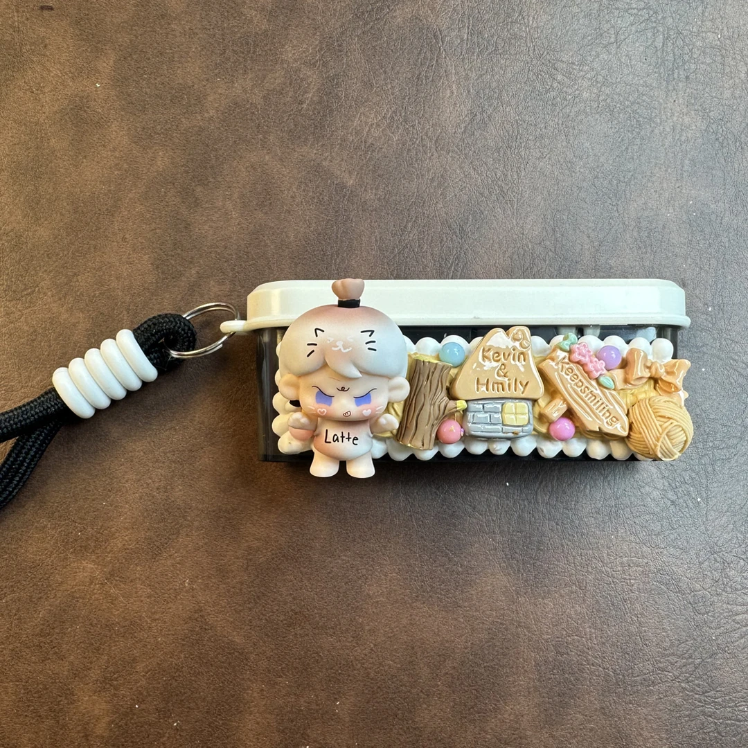 萌粒DIY奶油胶小药盒小礼物仙女便携药盒礼品