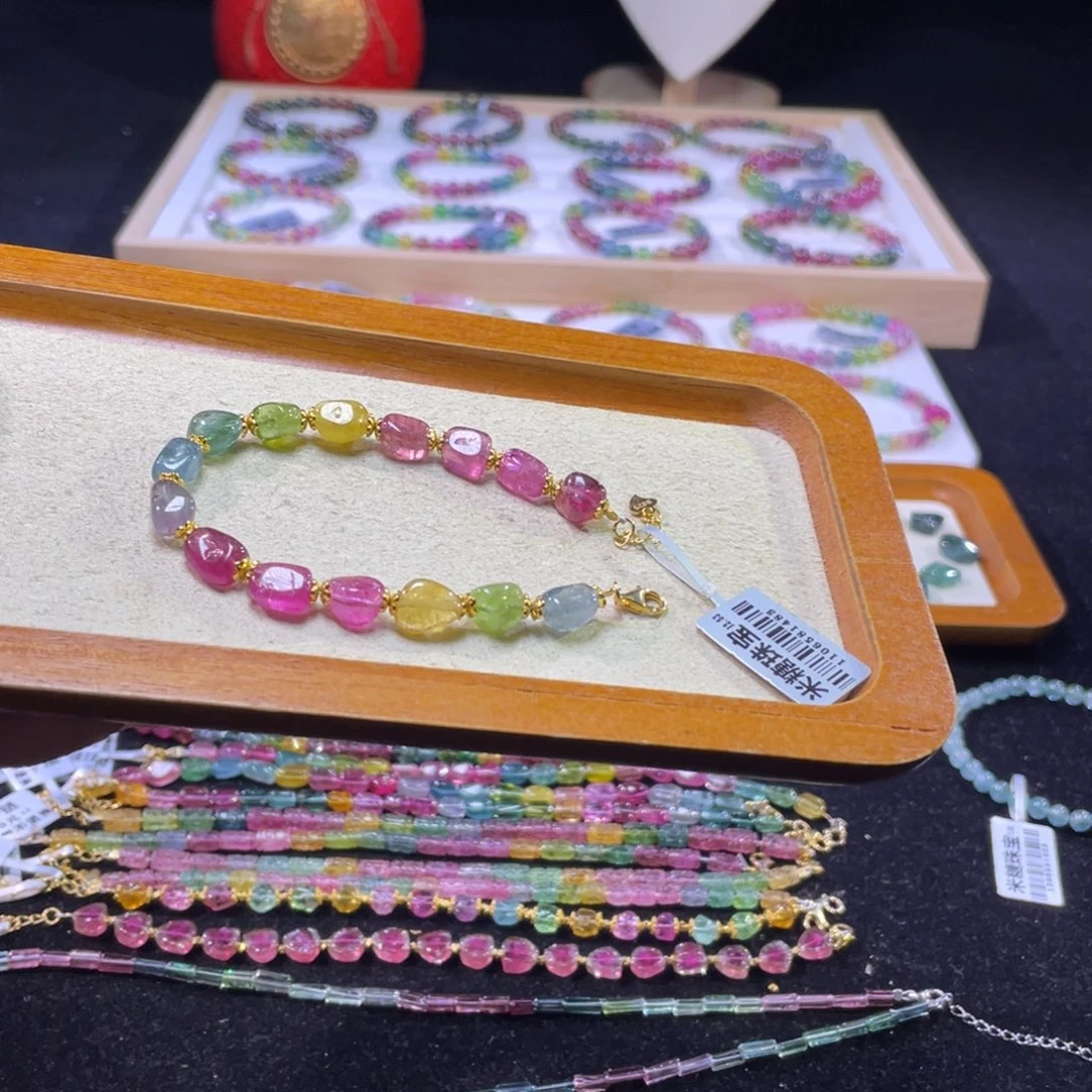 未镶嵌手链碧玺A14碧玺手链