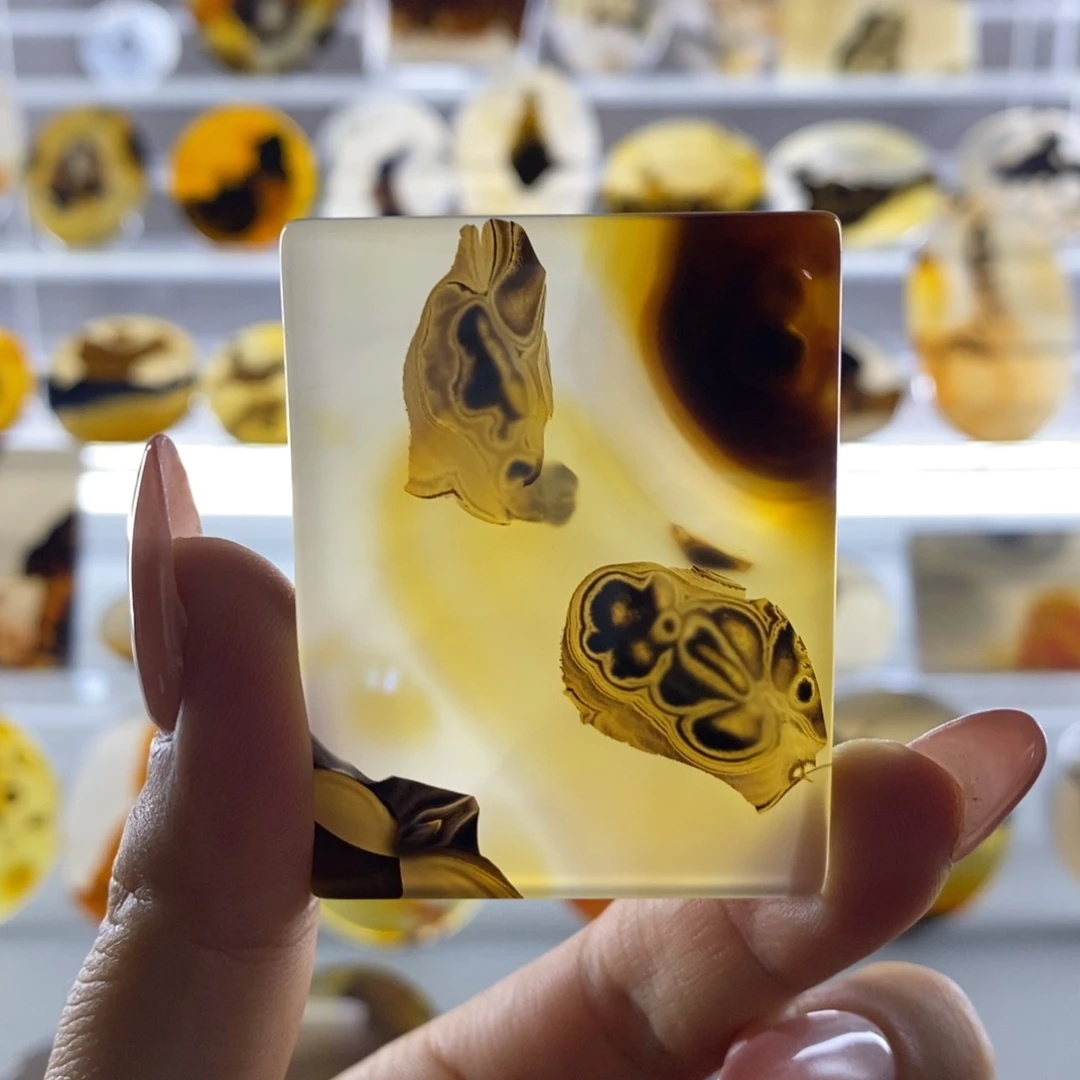 玛瑙/玉髓合金颈饰