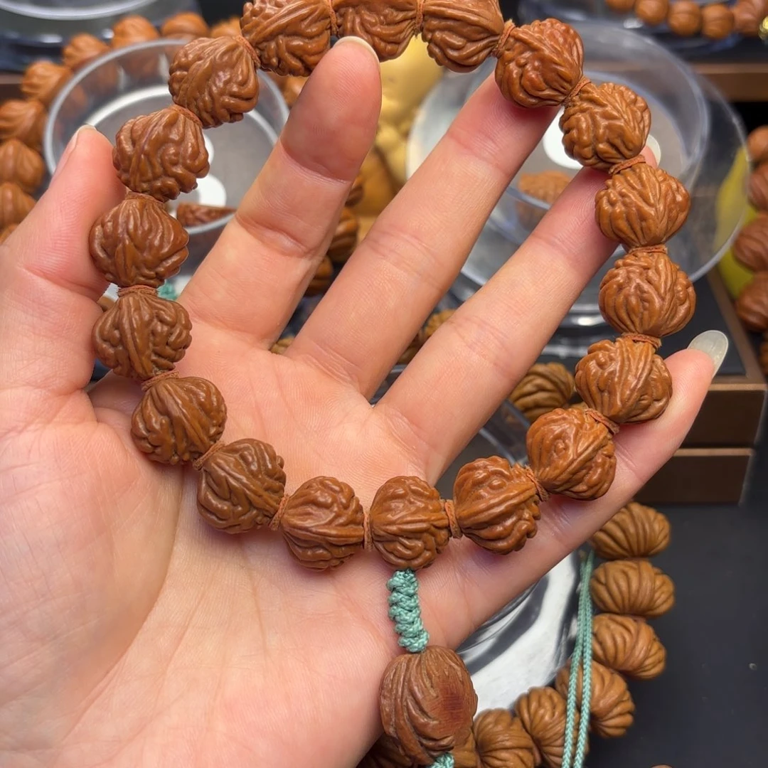 肉***墩吊坠桃核野生红魔爆肚16尺寸